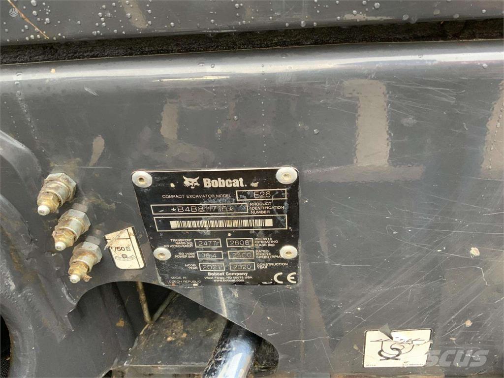 Bobcat E26 Mini bageri <7t