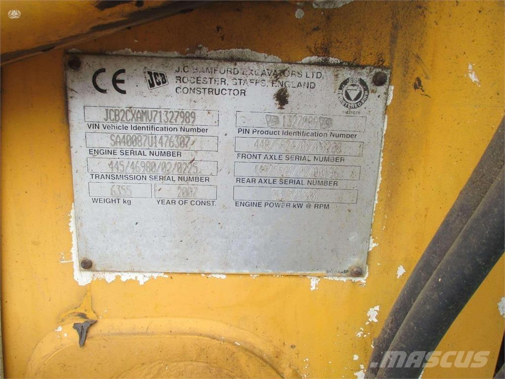  JSB 2CX Utovarivači na kotačima