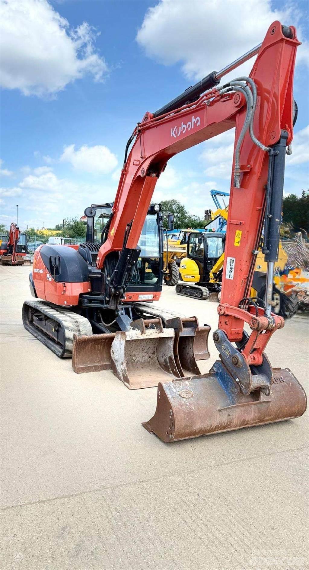 Kubota KX080-4 Bageri gusjeničari