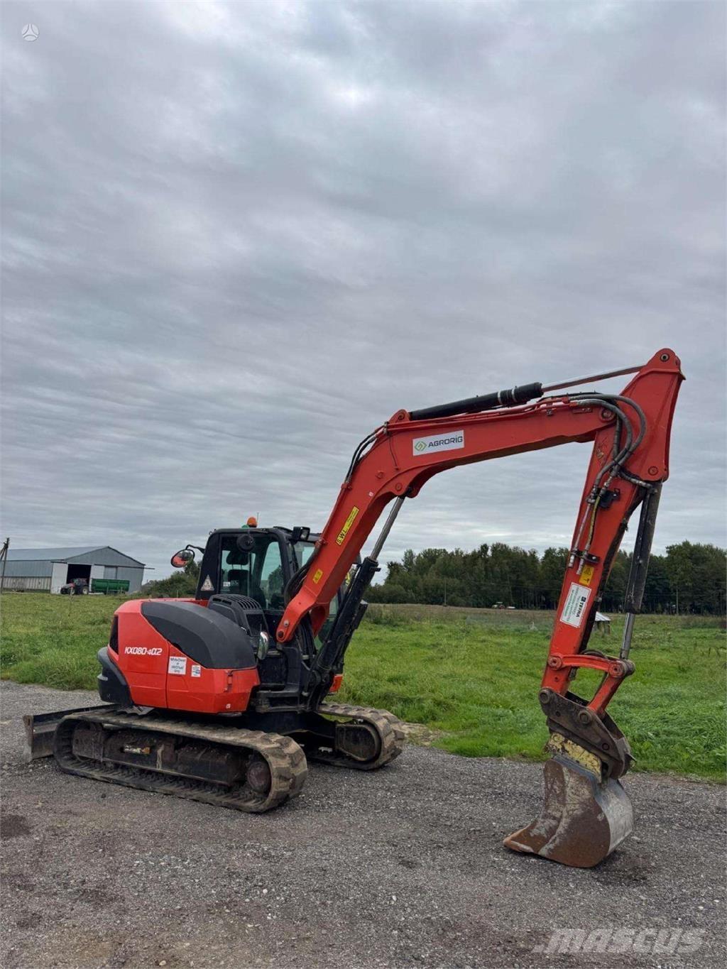 Kubota KX080-4a2 Bageri gusjeničari