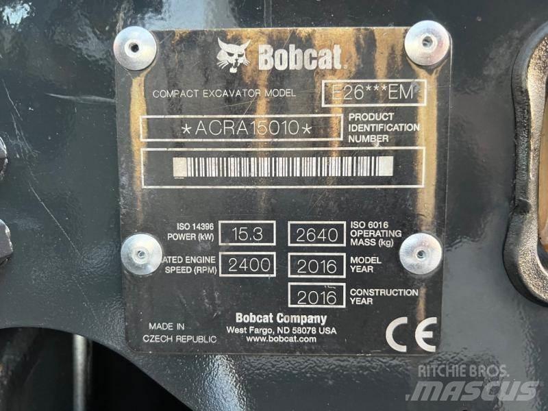 Bobcat E 26 Mini bageri <7t