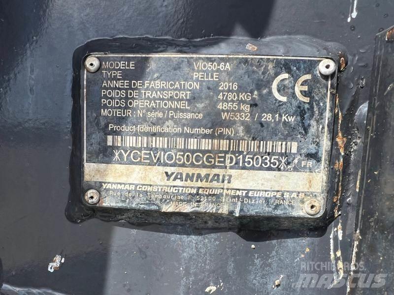 Yanmar ViO50 Mini bageri <7t