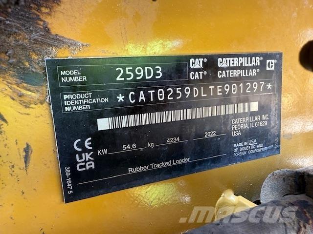 CAT 259D3 Skid steer mini utovarivači