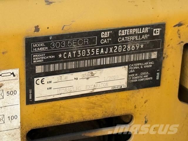 CAT 303.5ECR Mini bageri <7t