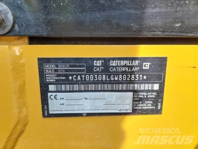 CAT 308 Mini bageri <7t
