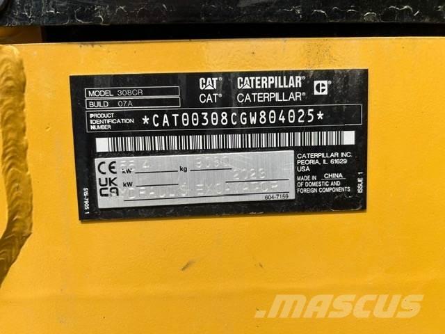 CAT 308-07 Mini bageri <7t