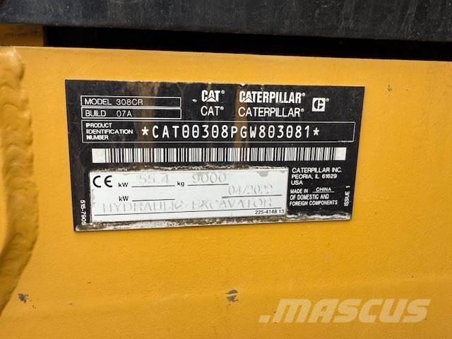 CAT 308-07 Mini bageri <7t