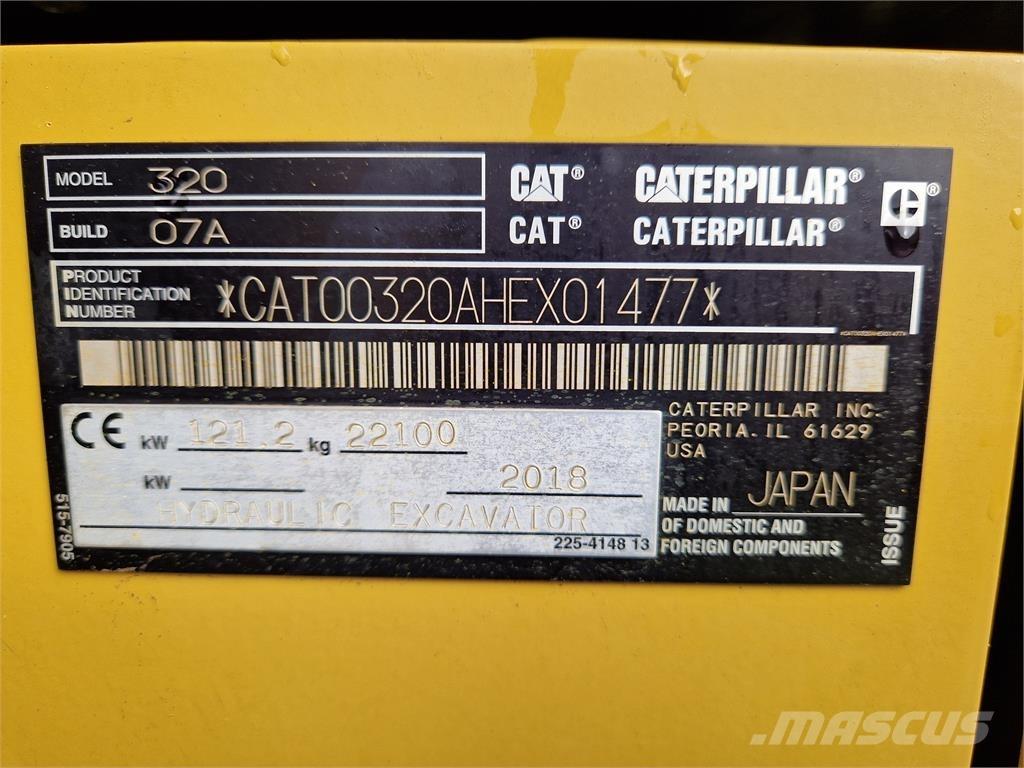CAT 320 Bageri gusjeničari