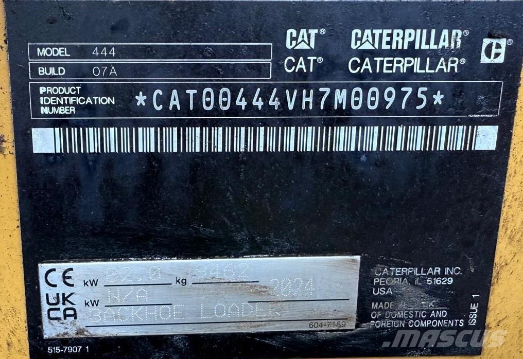 CAT 444 Utovarni rovokopači