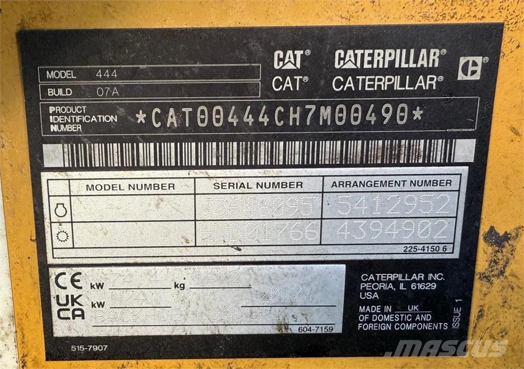 CAT 444 Utovarni rovokopači
