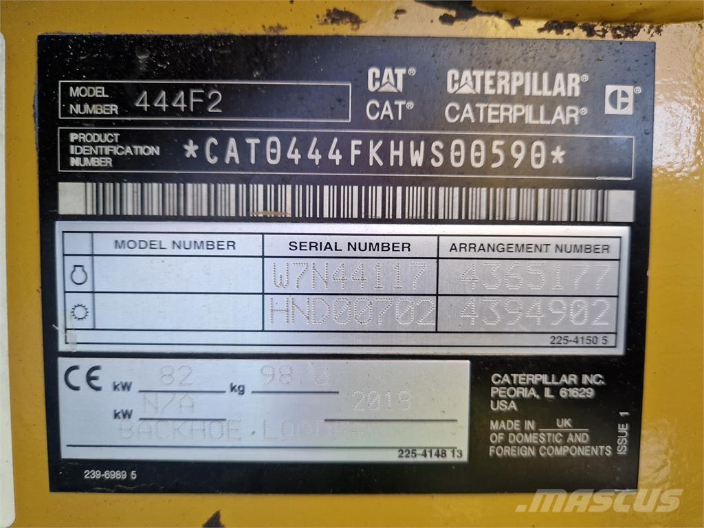 CAT 444F2 Utovarni rovokopači