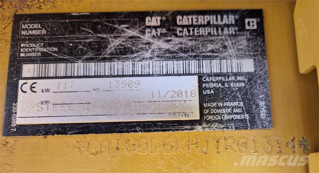 CAT D6K2 Buldožeri gusjeničari
