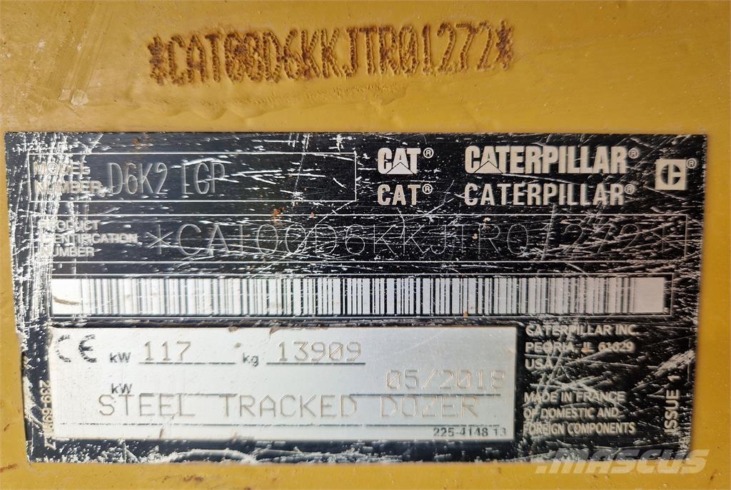 CAT D6K2 Buldožeri gusjeničari