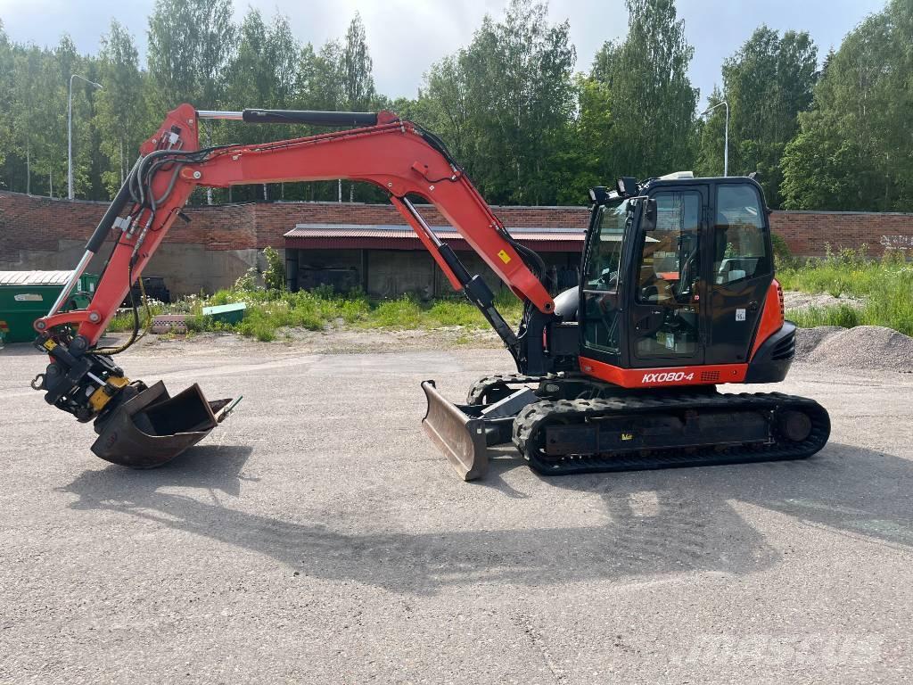 Kubota KX 080-4 Midi bageri 7t – 12t