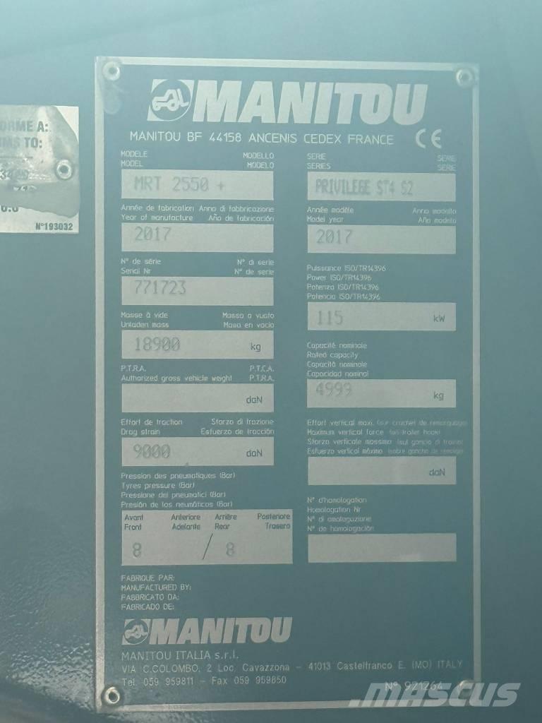 Manitou MRT 2550 Teleskopski viličari