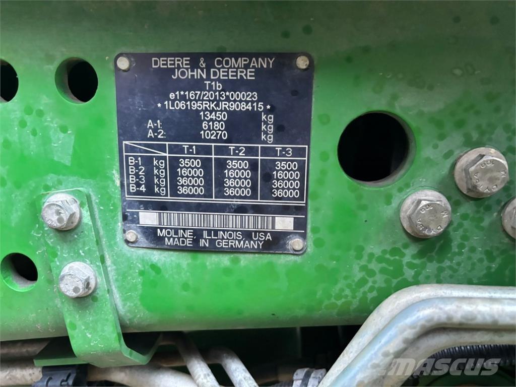 John Deere 6195R Traktori