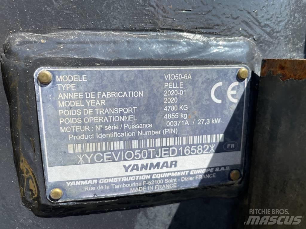 Yanmar Vio 50-6 Mini bageri <7t