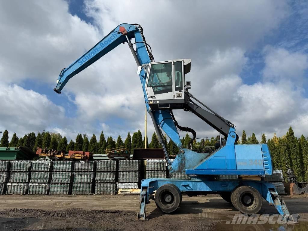 Terex Fuchs MHL 340 Bageri za manipuliranje materijalom / otpadom
