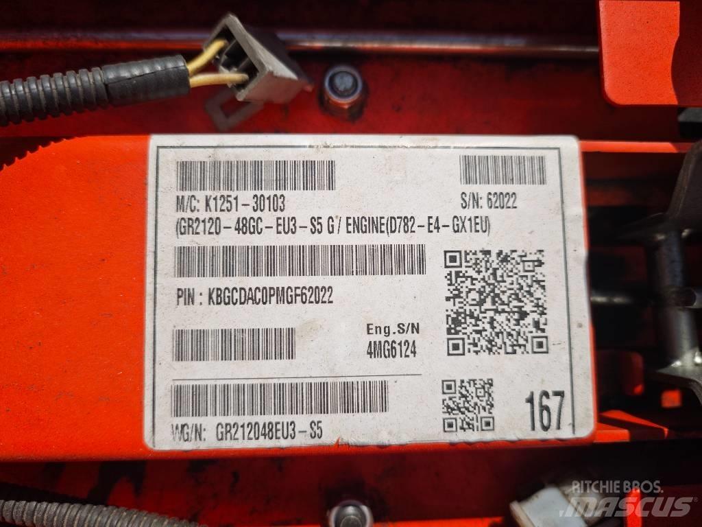 Kubota GR 2120 Traktorske kosilice