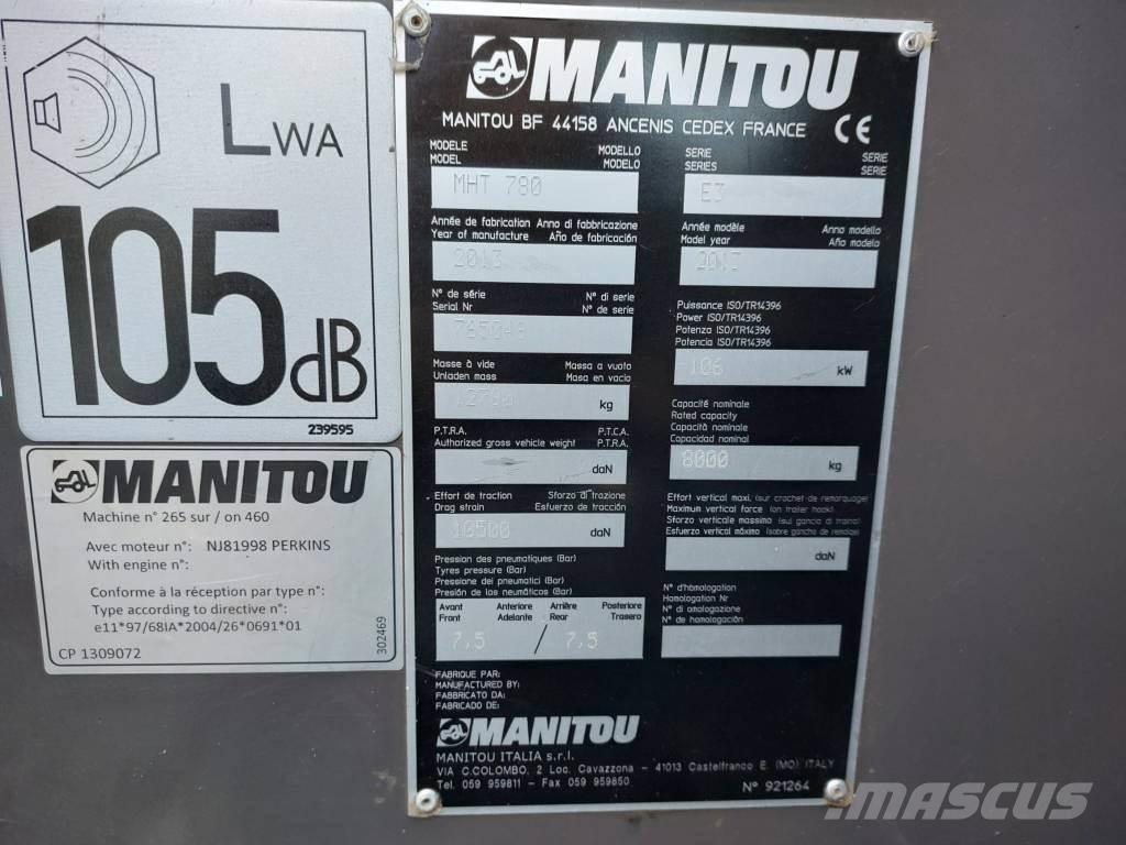 Manitou MHT 780 Teleskopski viličari