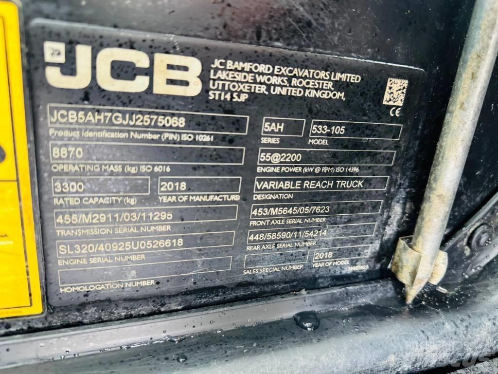JCB 533-105 Teleskopski viličari