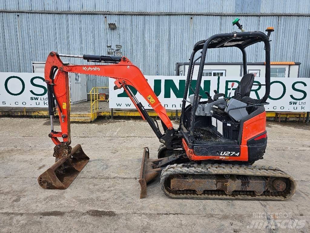 Kubota U 27-4 Mini bageri <7t