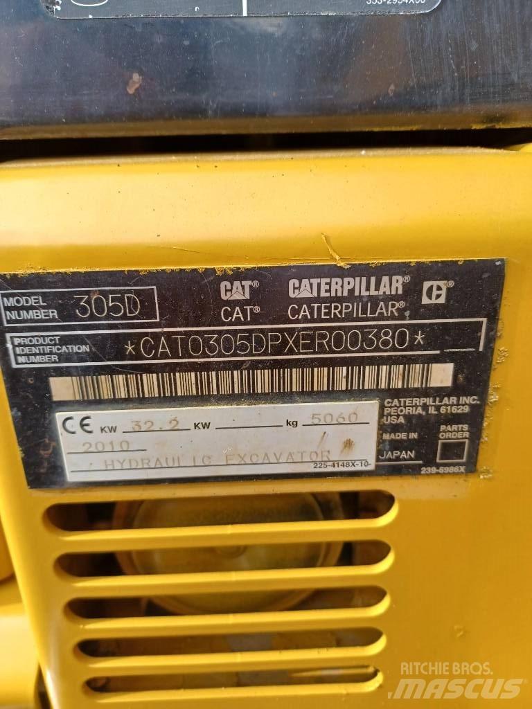 CAT 305 Mini bageri <7t