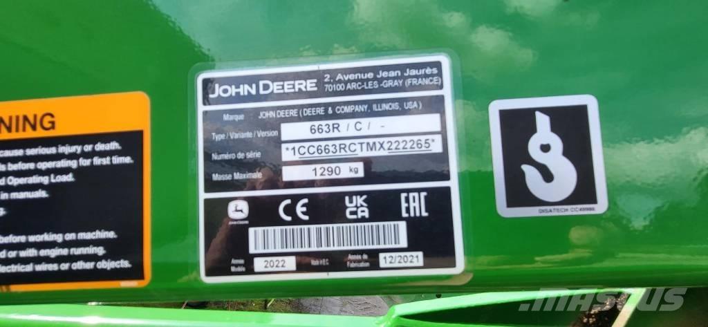 John Deere 663 R Priključci za prednji utovarivač
