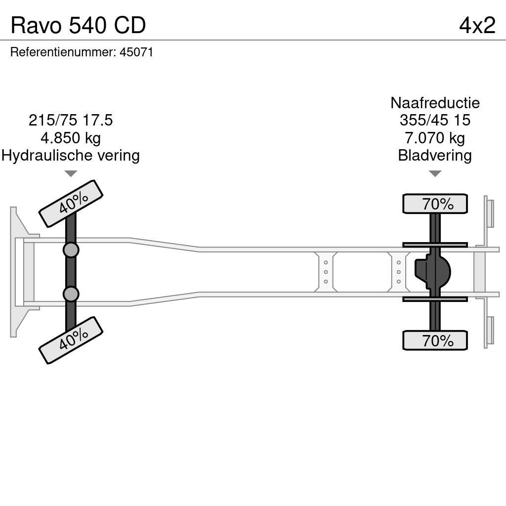 Ravo 540 CD Kamioni za čišćenje ulica