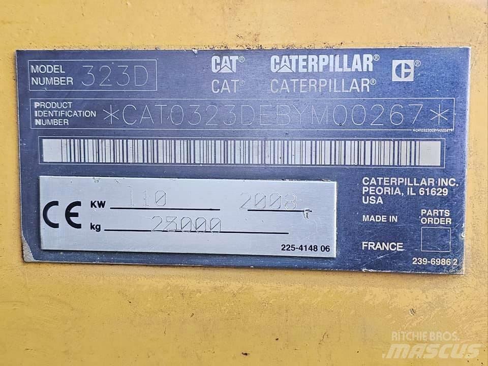 CAT 323 D L Bageri gusjeničari
