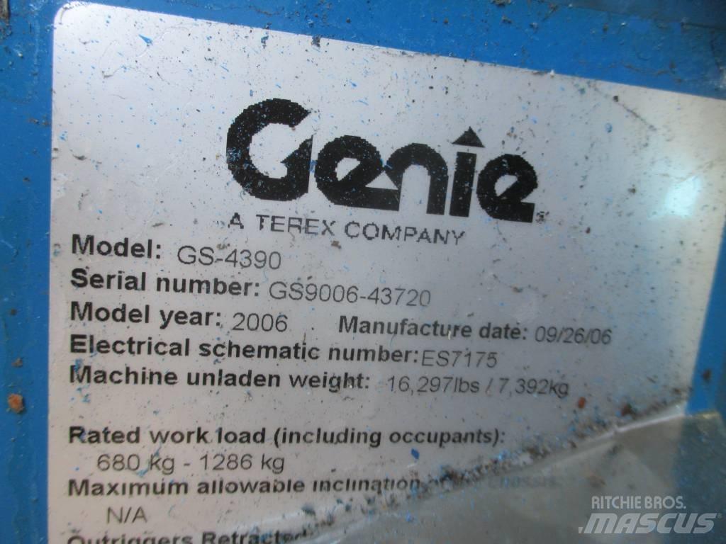 Genie GS 4390 RT Škaraste platforme