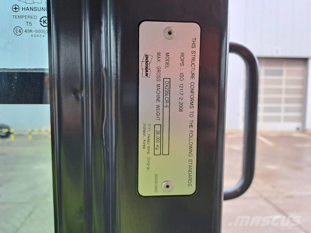 Doosan DX 235 LCR-5 Bageri gusjeničari