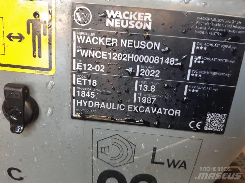 Wacker Neuson ET18 Bageri gusjeničari