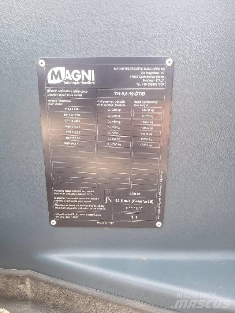Magni TH 5.5 19 P Teleskopski viličari