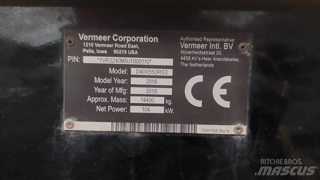 Vermeer D40x55DR S3 Oprema za vodoravno usmjerenje bušenja