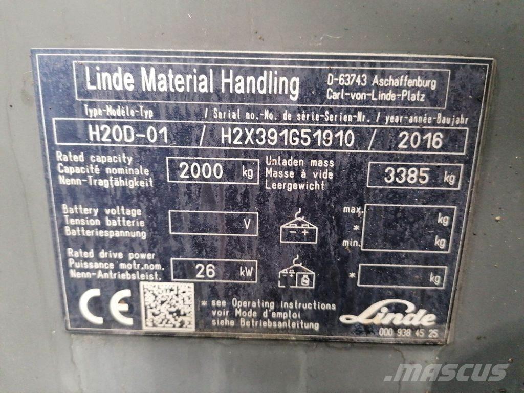 Linde H20D-01 Dizelski viličari