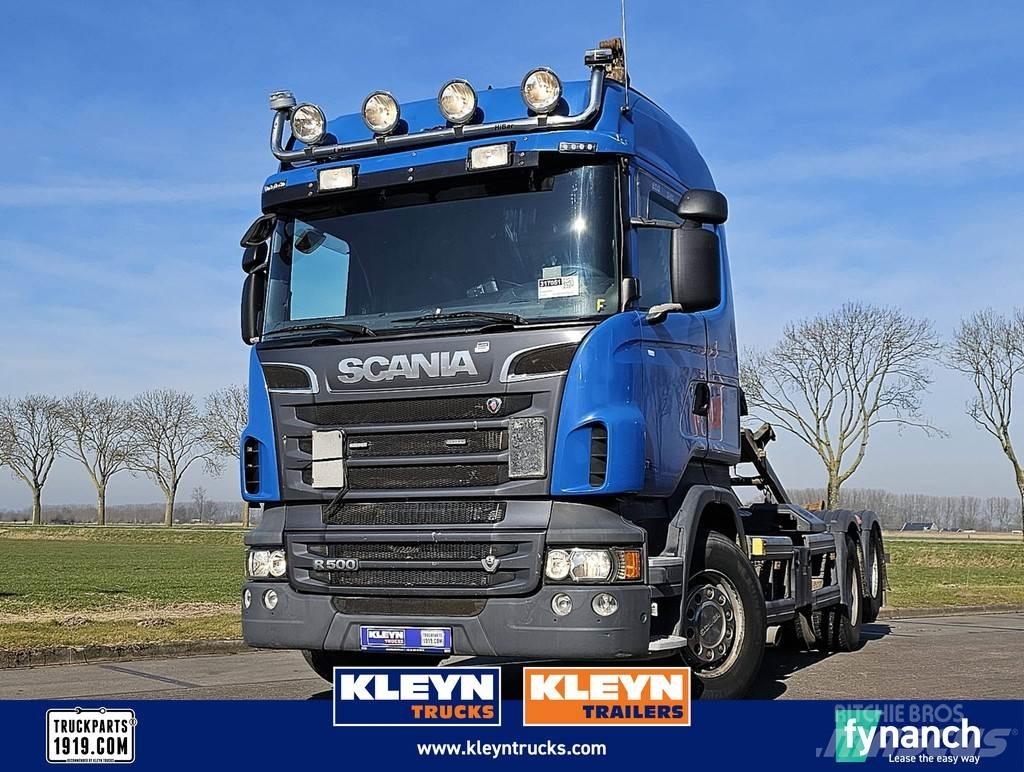 Scania R500 Rol kiper kamioni s kukama za dizanje
