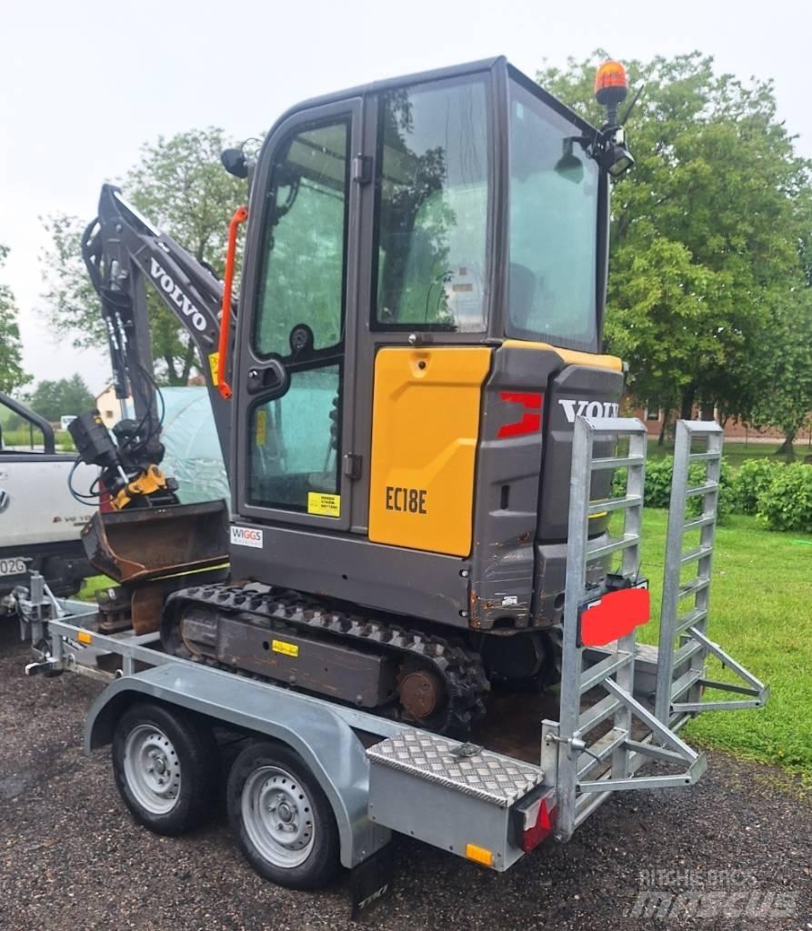 Volvo EC 18 E Mini bageri <7t