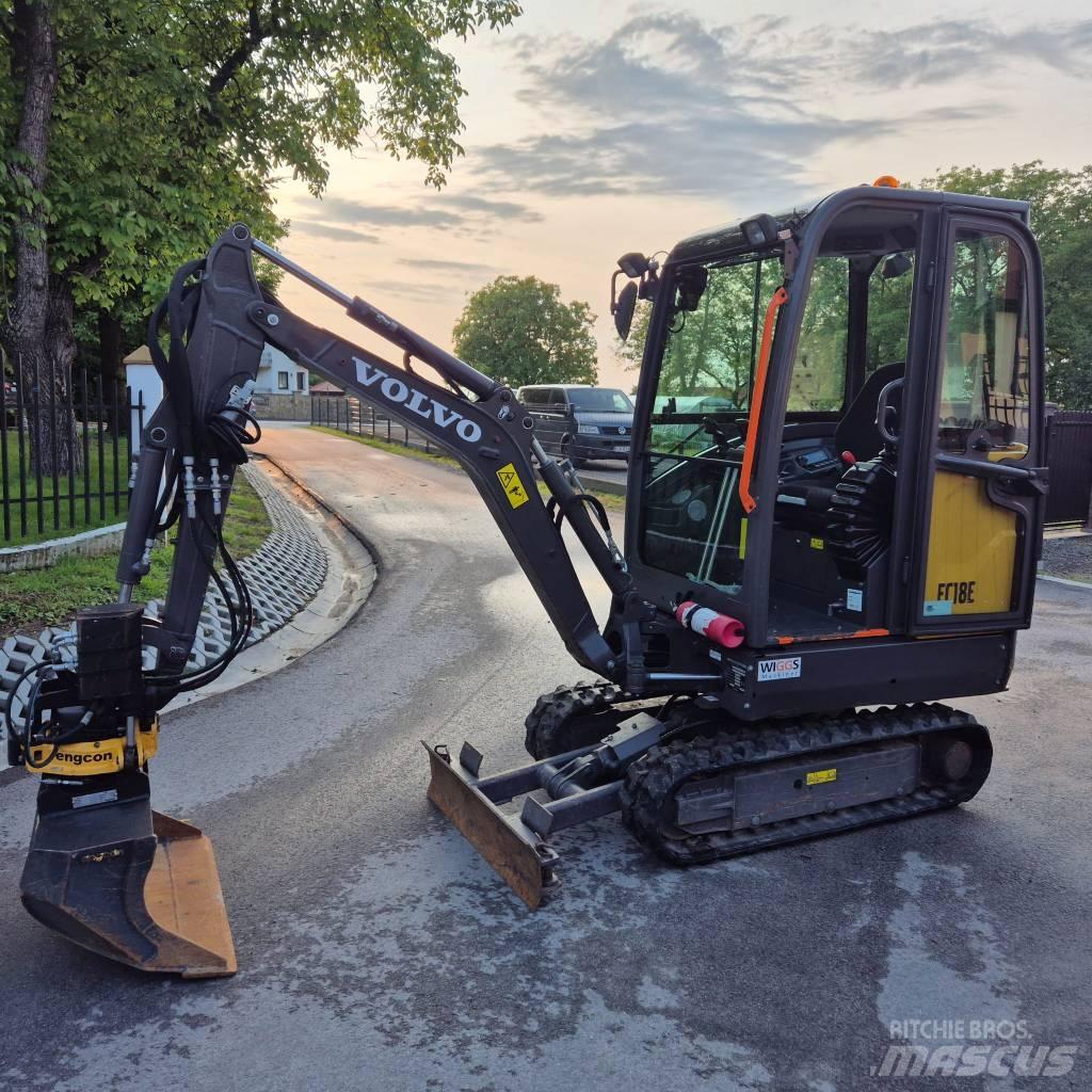 Volvo EC 18 E Mini bageri <7t