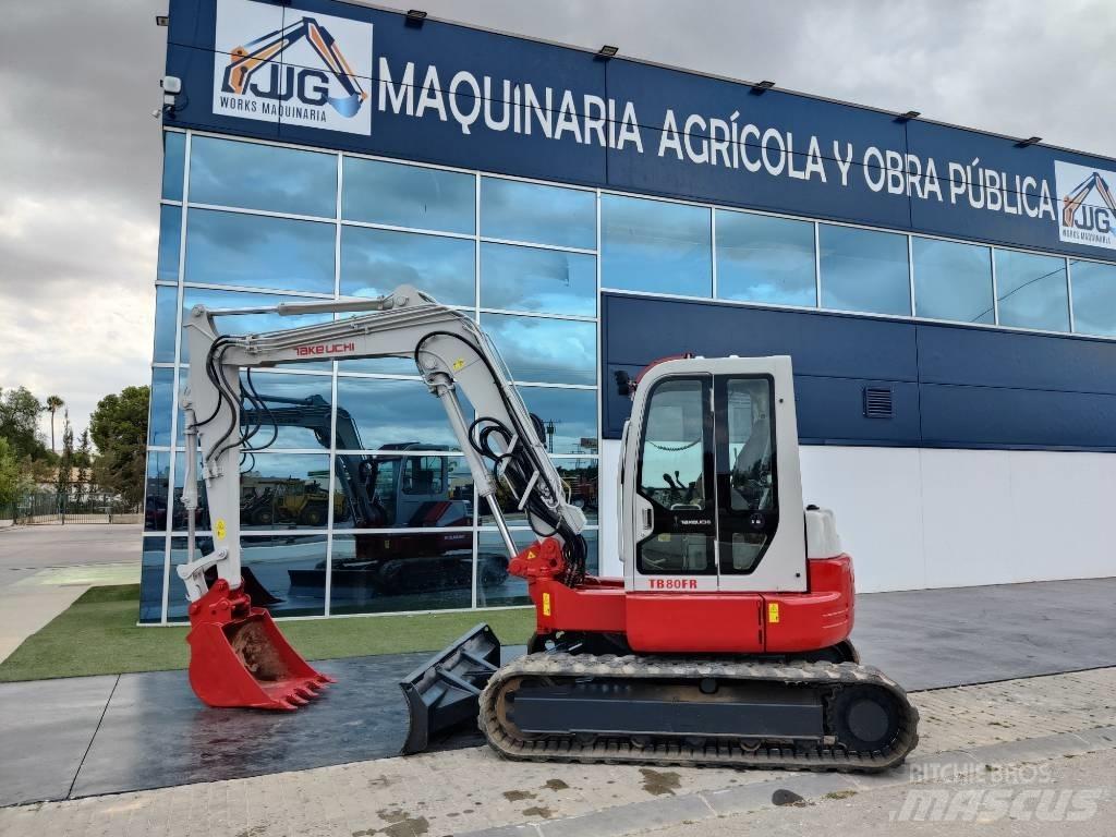 Takeuchi TB 80 FR Mini bageri <7t
