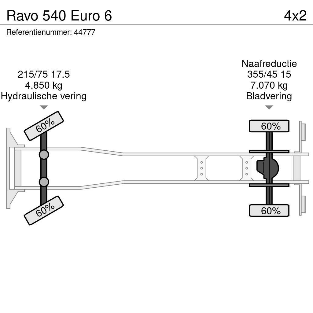 Ravo 540 Euro 6 Kamioni za čišćenje ulica