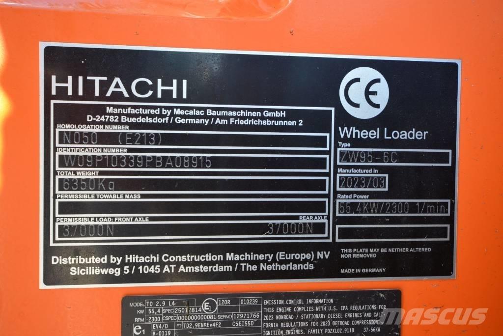 Hitachi ZW 95-6 C Utovarivači na kotačima
