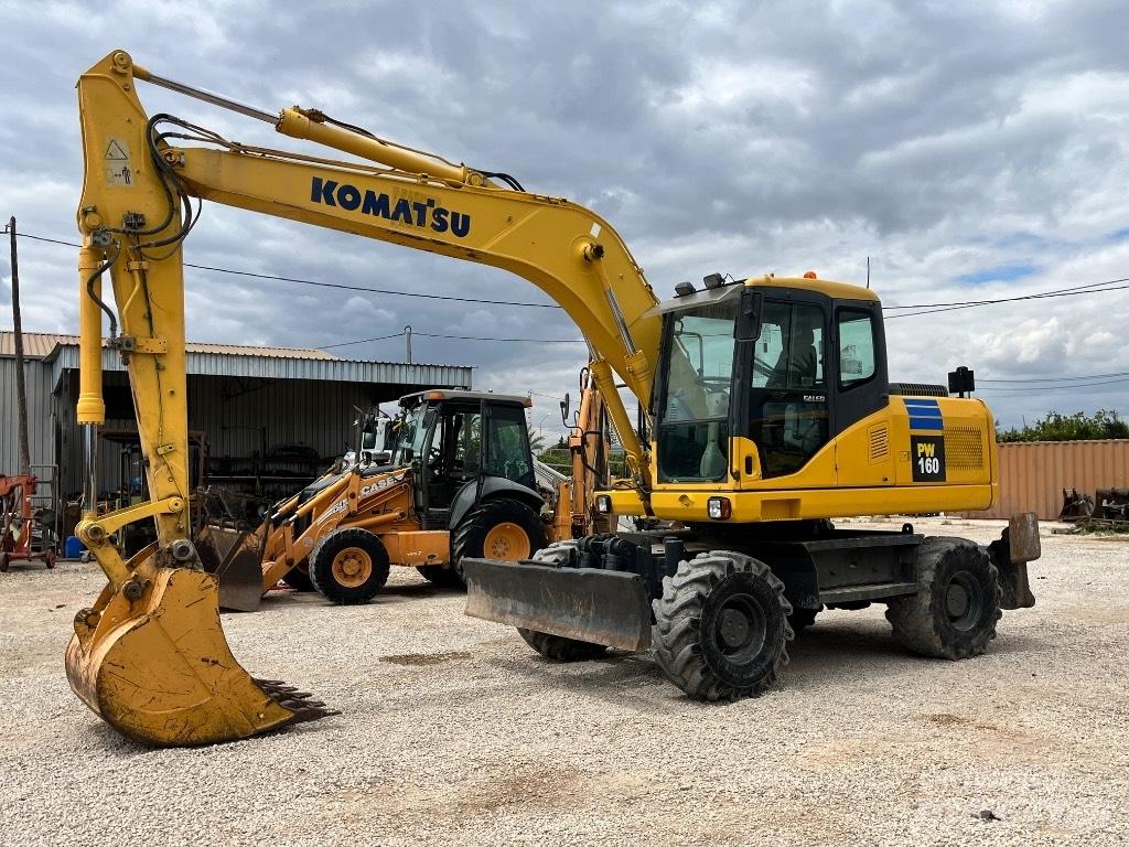 Komatsu PW 160 Bageri na kotačima