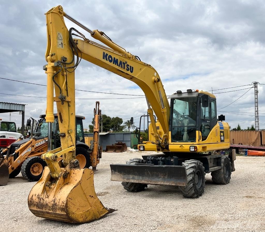 Komatsu PW 160 Bageri na kotačima