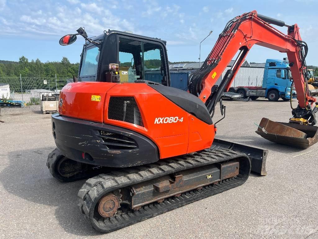 Kubota KX 080-4 Midi bageri 7t – 12t