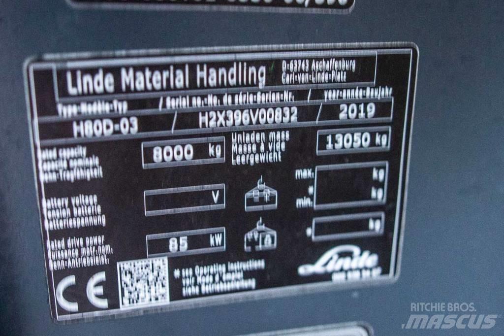 Linde H 80 D-03 Dizelski viličari