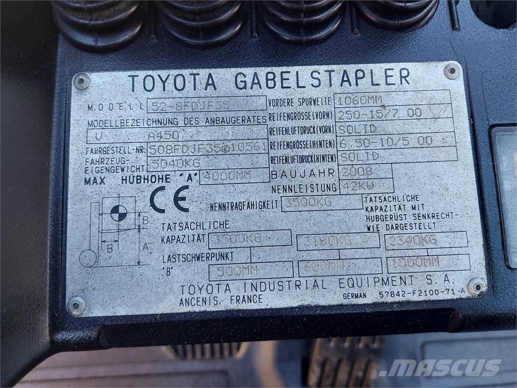 Toyota 52 8FDJF35 Dizelski viličari