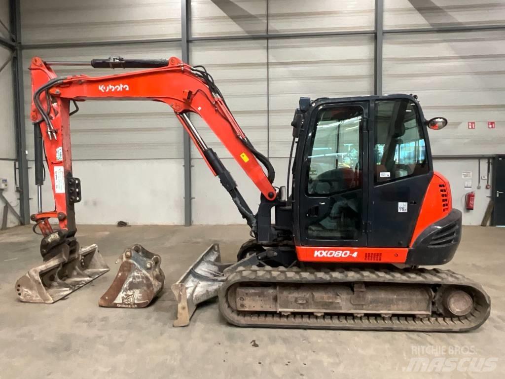 Kubota KX 080-4 Midi bageri 7t – 12t