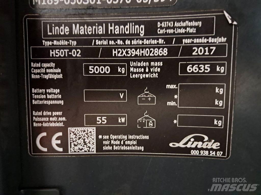Linde H50T-02 Plinski viličari