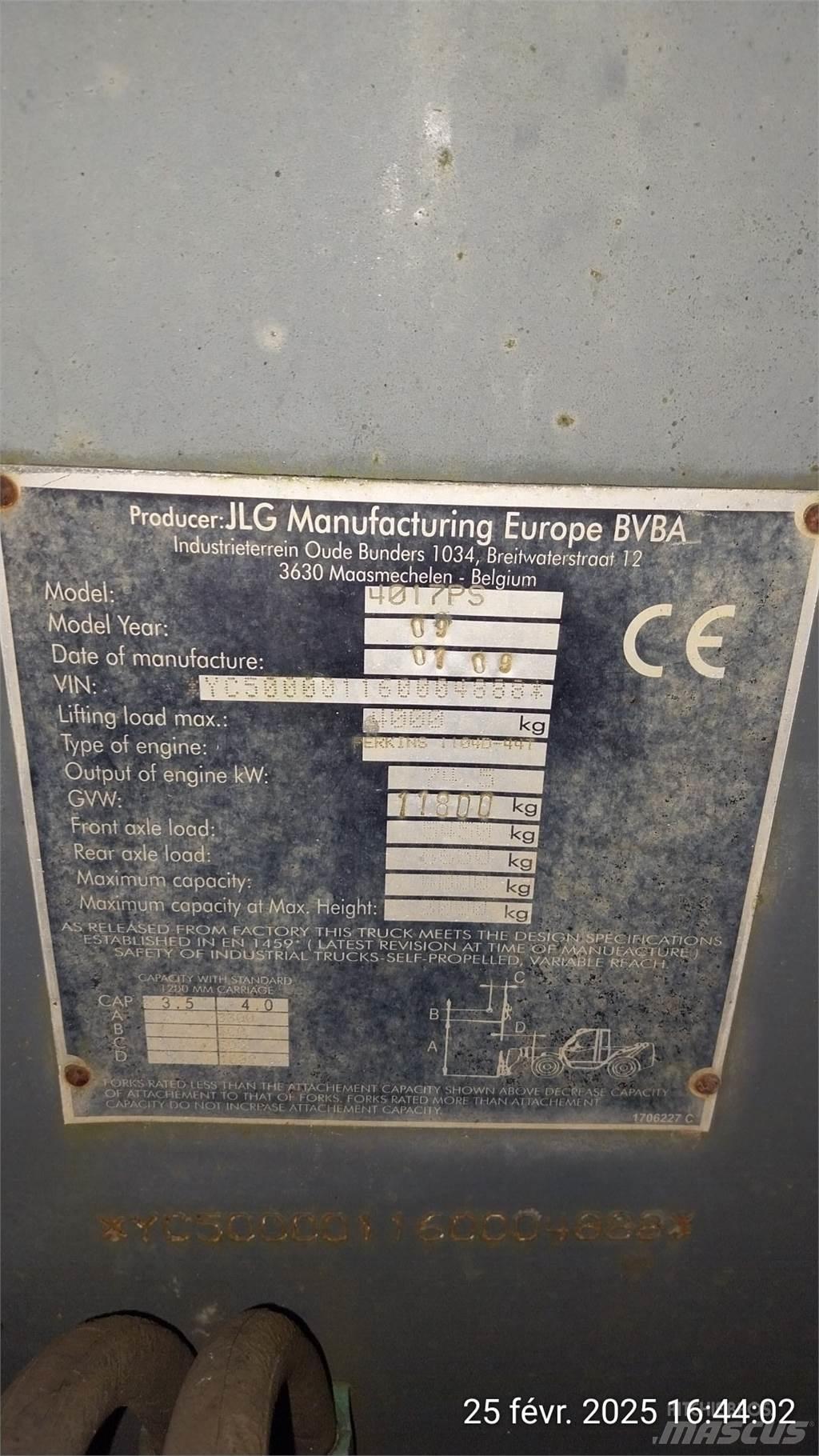 JLG 4017PS Teleskopski viličari
